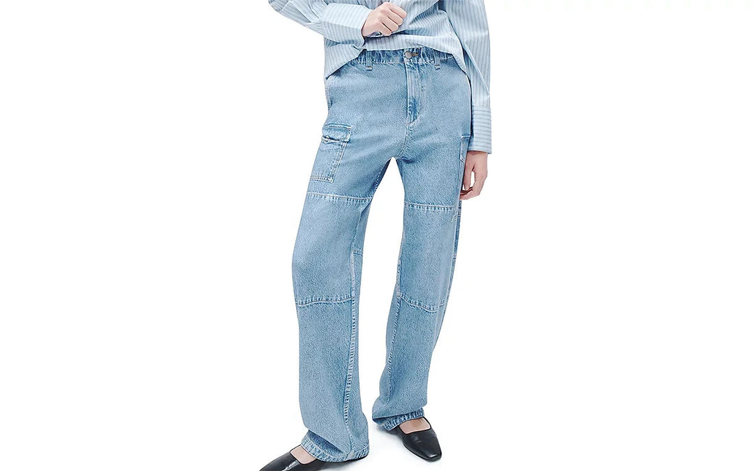 rag & bone Miramar Nora High Rise Cotton Cargo Terry Sweatpant Jeans MSRP $238