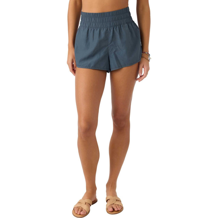 O'Neill Women's 2" Dolphin-Hem Wide-Waist Board Shorts MSRP $45