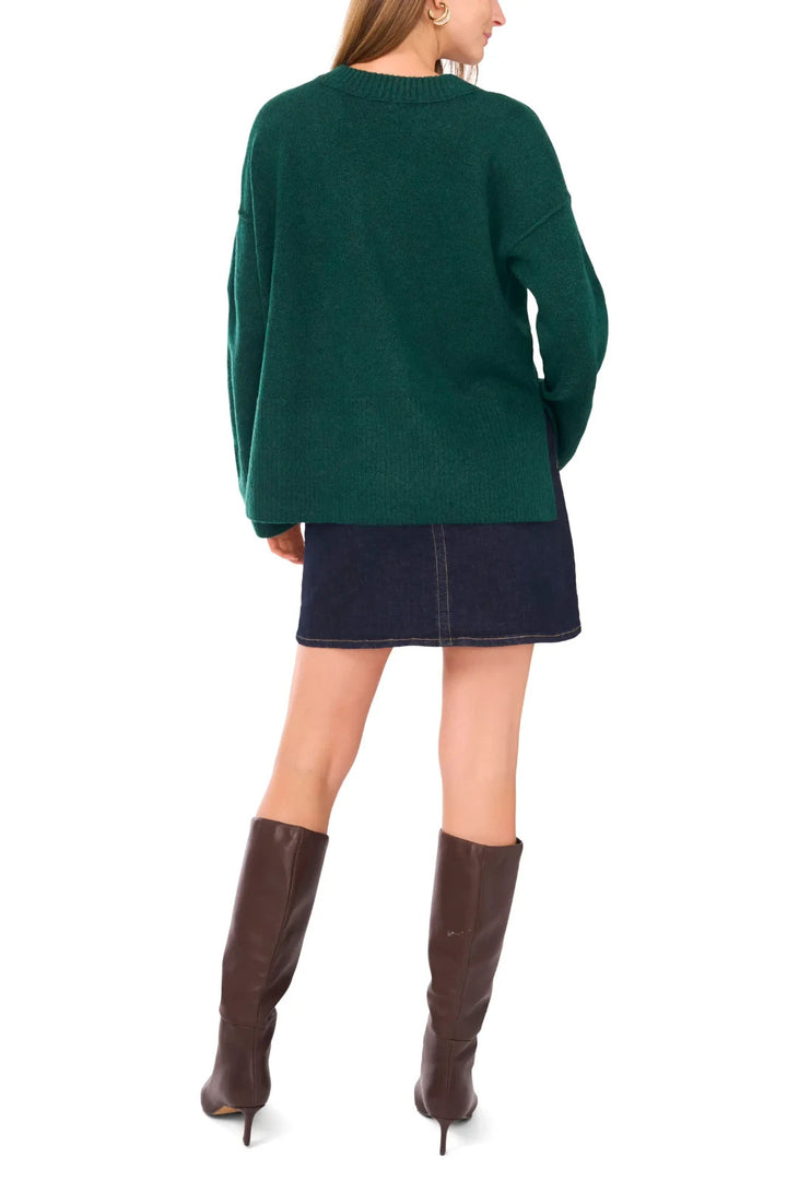 Vince Camuto  High-Low V-Neck Sweater MSRP $79