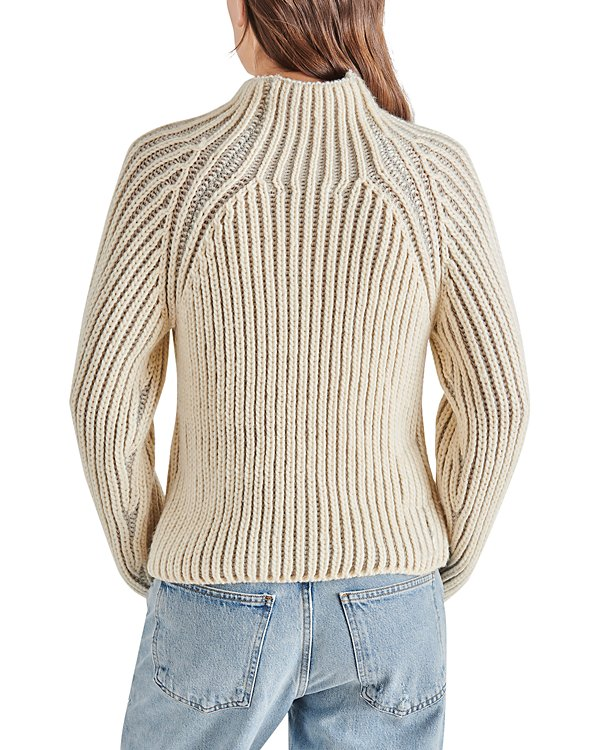 STEVE MADDEN Terra Mock Neck Sweater MSRP $89