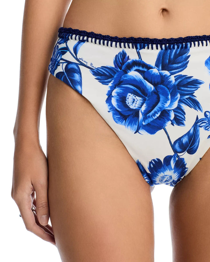 FARM Rio Floral High Waist Bikini Bottom MSRP $140