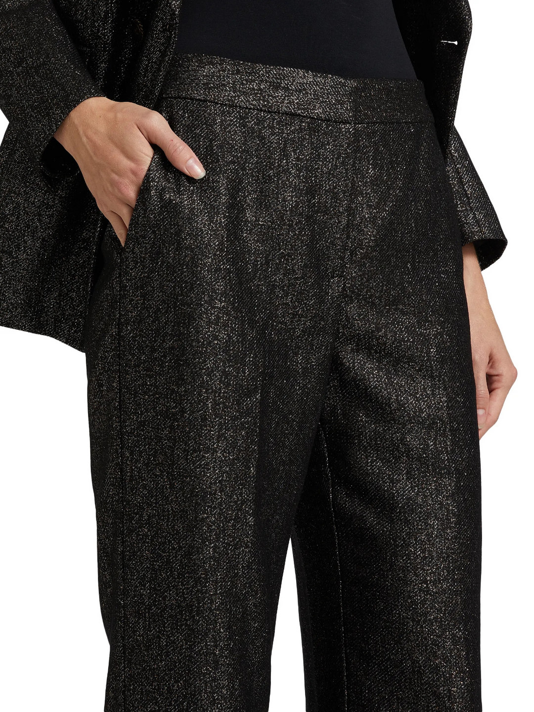 Kobi Halperin Misha Glitz Wool-Blend Pant MSRP $498
