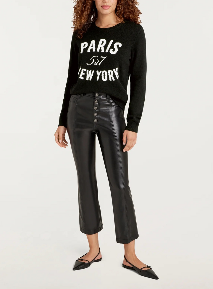 Cinq a Sept Paris & New York Crewneck Sweater MSRP $365