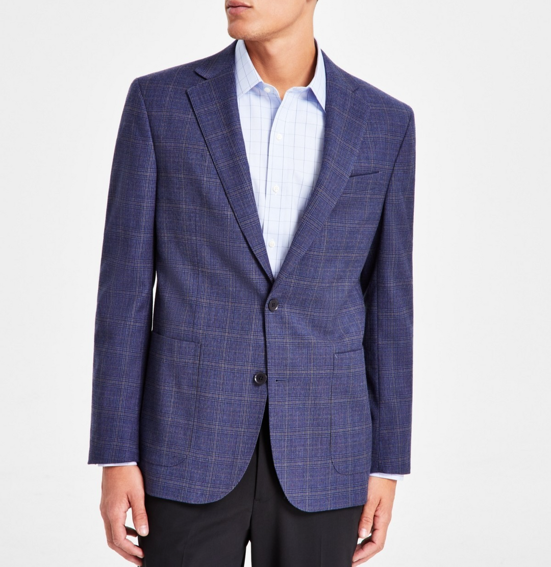 B By Brooks Brothers Classic-Fit Wool Blend Sport Coat (Size 40S) MSRP $375