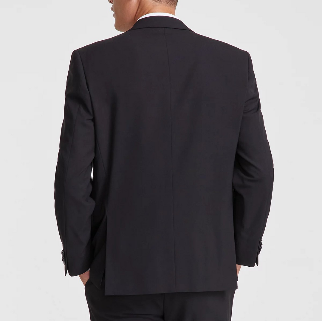 Perry Ellis Portfolio Perry Ellis Men's Modern-Fit Solid Nested Suit MSRP $395