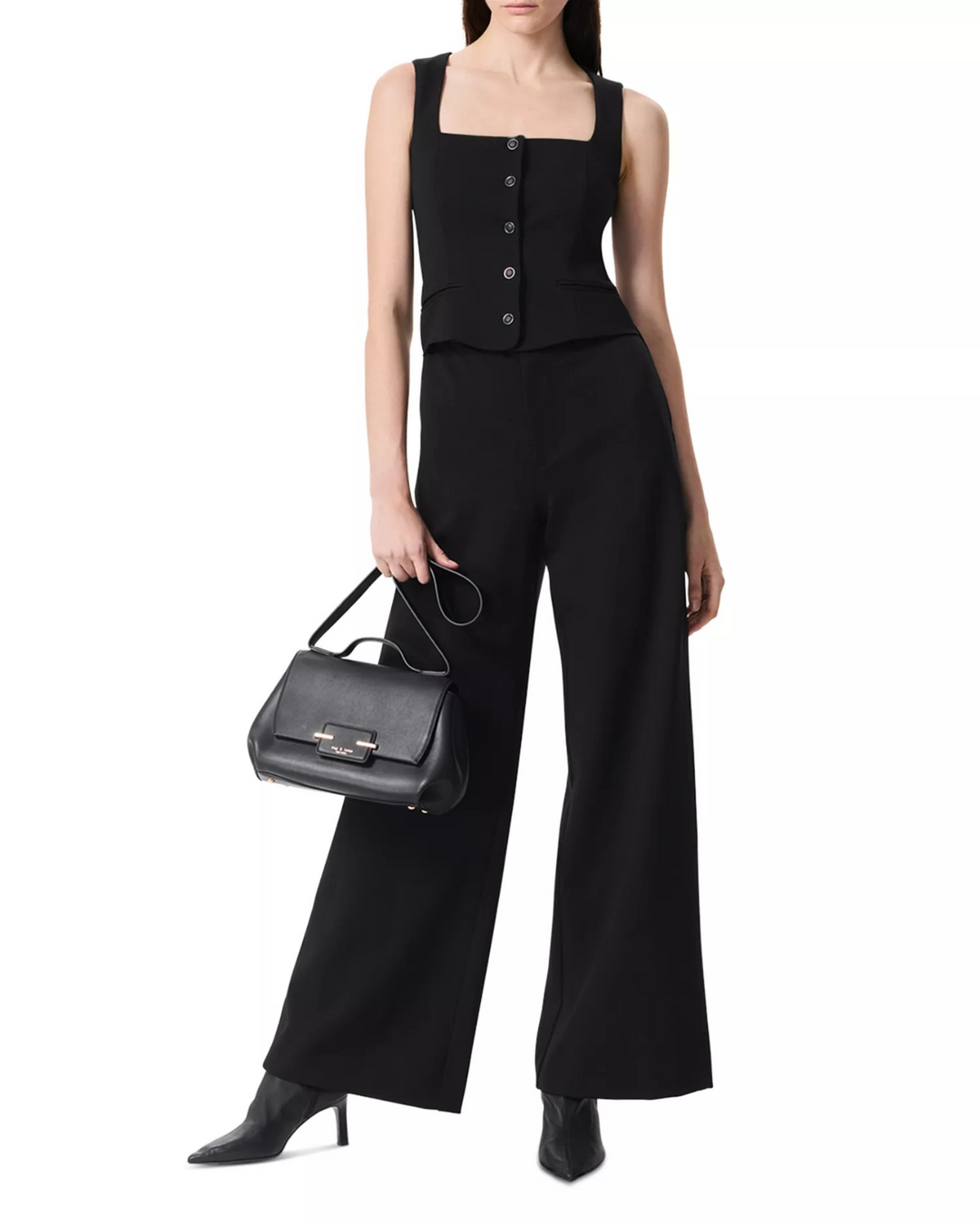 rag & bone Marianne Ponte Jumpsuit MSRP $398