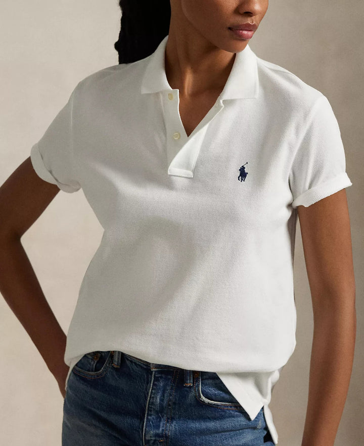 Polo Ralph Lauren Women's Classic-Fit Mesh Polo Shirt MSRP $118