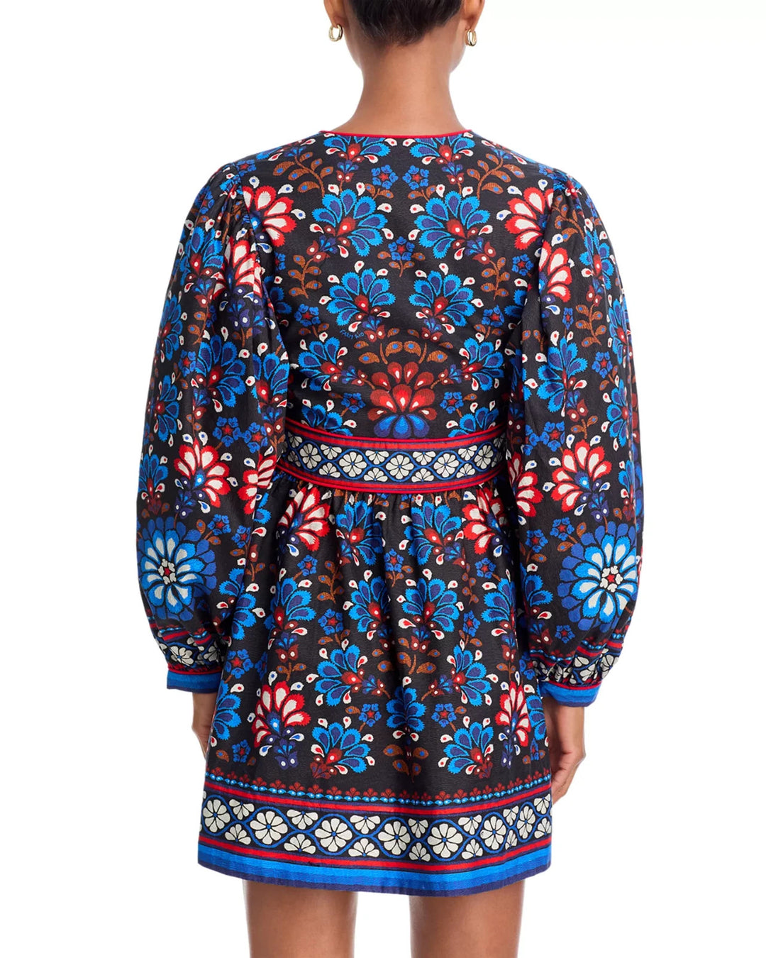 FARM Rio Button Front Mini Dress MSRP $248