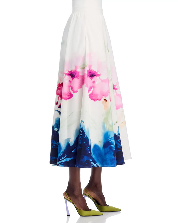 Elie Tahari The Layla Floral Skirt MSRP $395