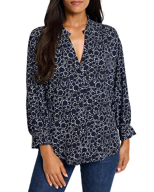 NIC + ZOE Pearl Garden Cinch Top MSRP $158