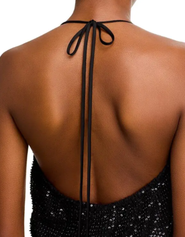 Ramy Brook Sullivan Embellished Halter Top MSRP $275