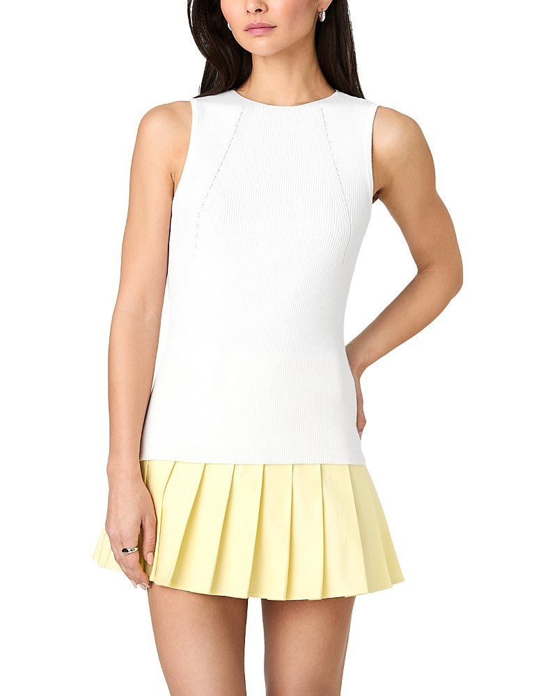French Connection Mozza Rib-Knit Tank MSRP $98