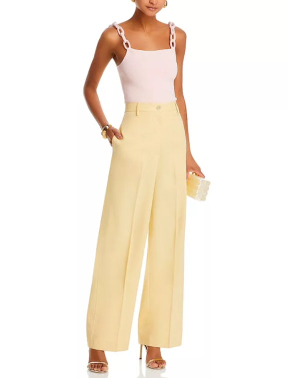 Alice and Olivia Gretel Looped Link Strap Tank MSRP $295