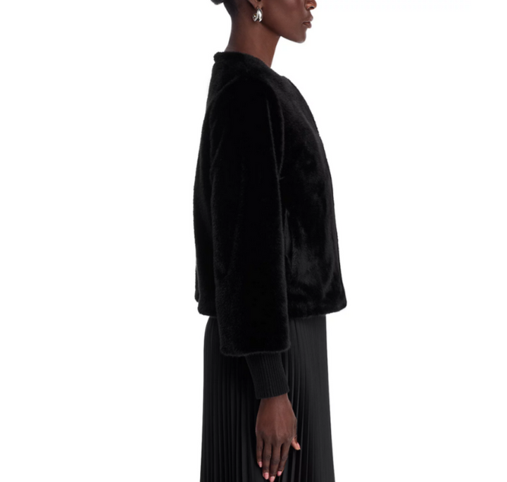 T Tahari Faux Fur Jacket MSRP $168