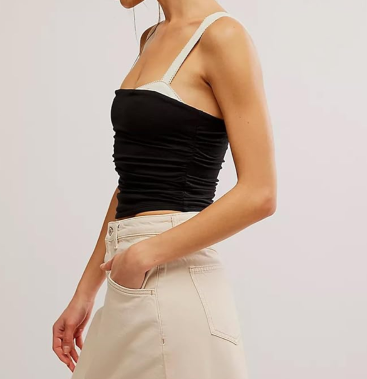 Free People 2 Tone Tank MSRP $58