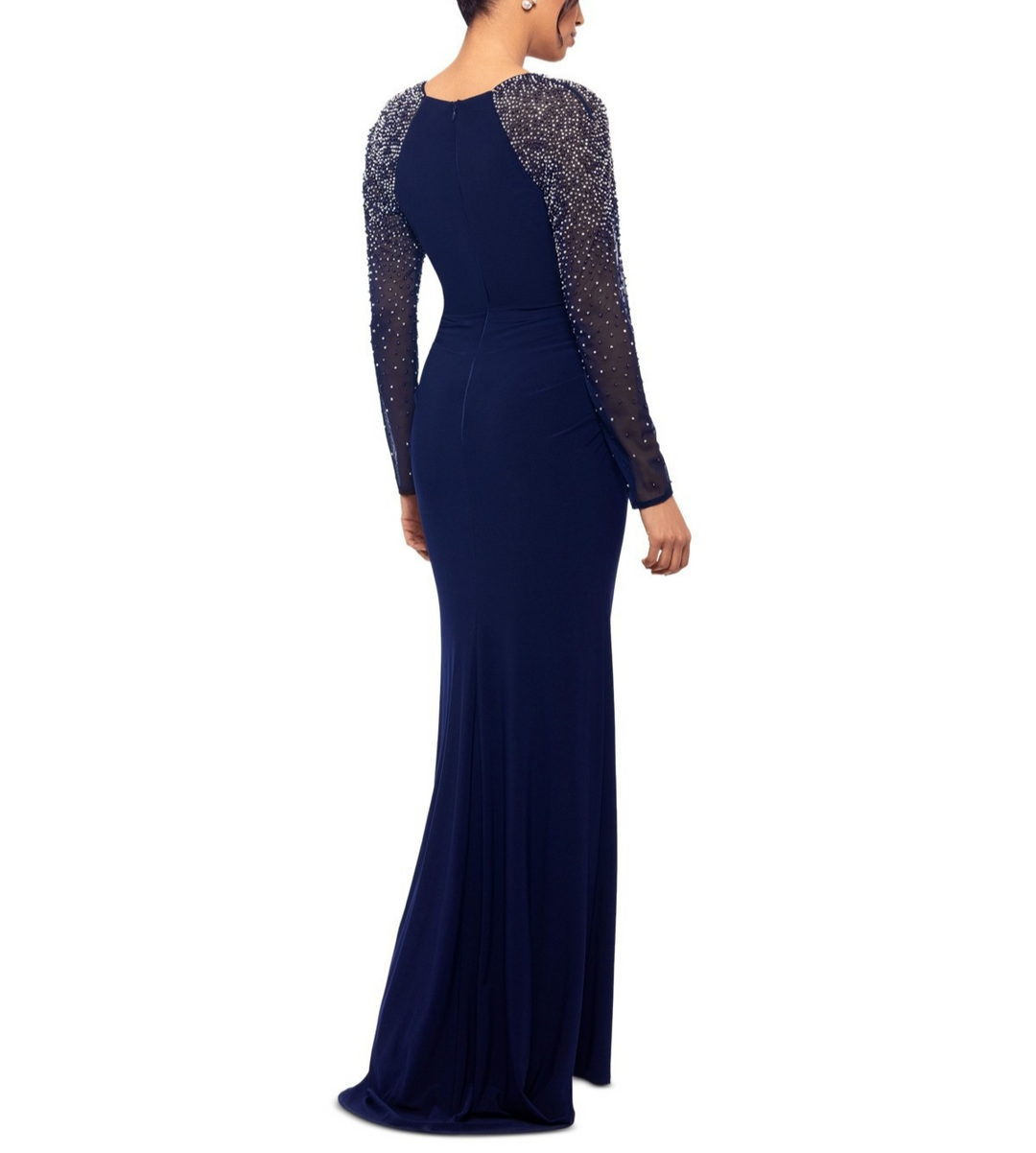 Betsy & Adam Embellished Twist-Front Gown MSRP $269