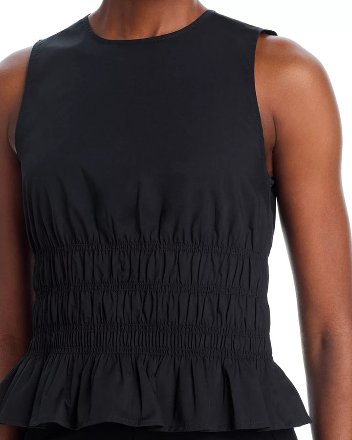 STAUD Culver Peplum Top MSRP $195