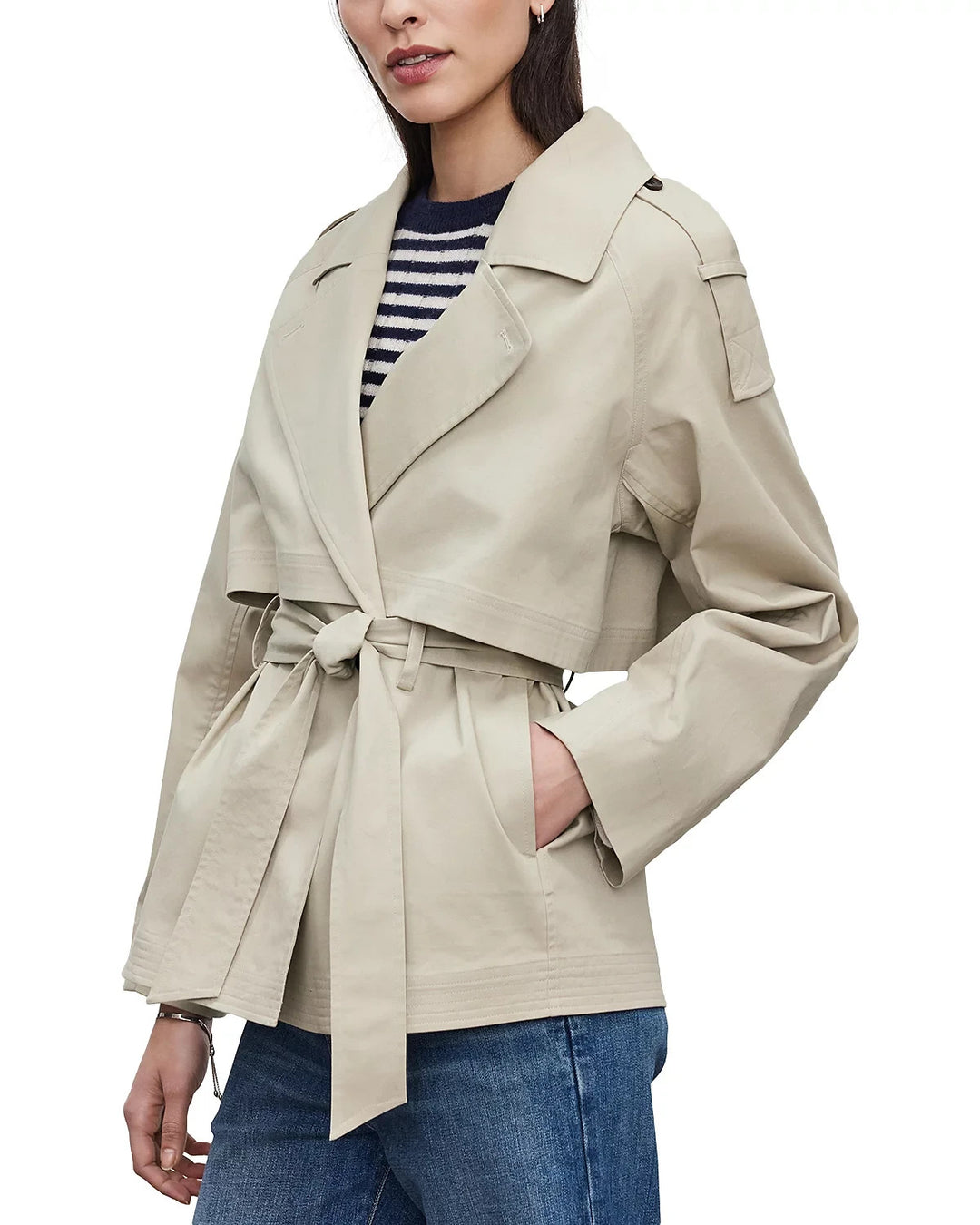 Velvet by Graham & Spencer Nancy Trench Coat MSRP $313