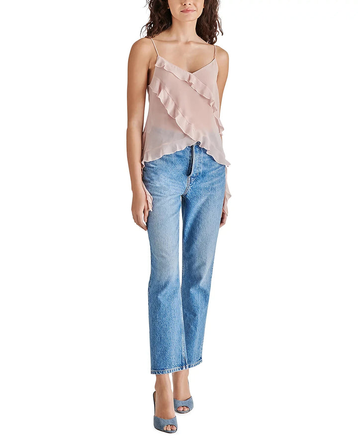 STEVE MADDEN Sal Ruffle Camisole Top MSRP $59