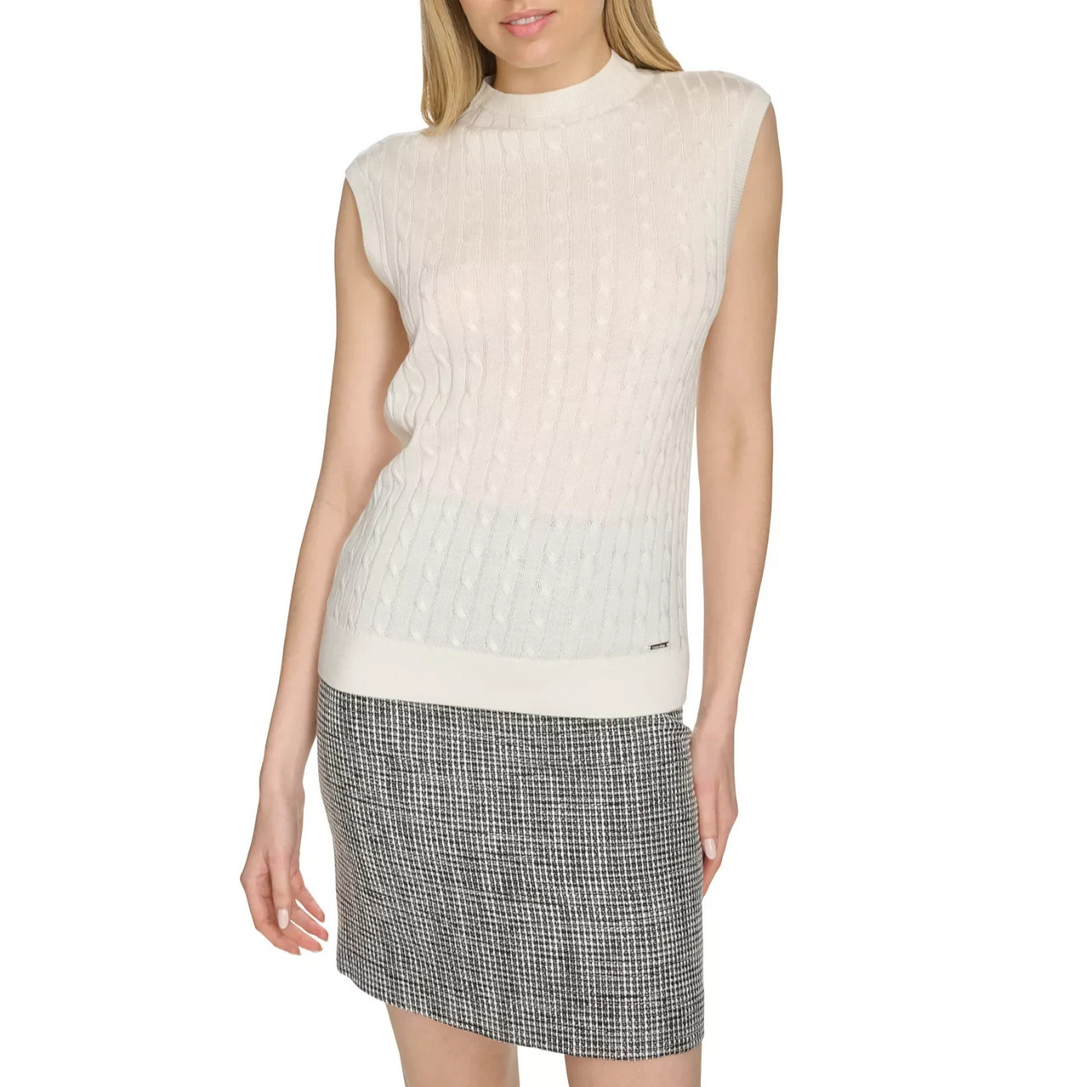 Calvin Klein Women's Sleeveless Knit Top MSRP $59
