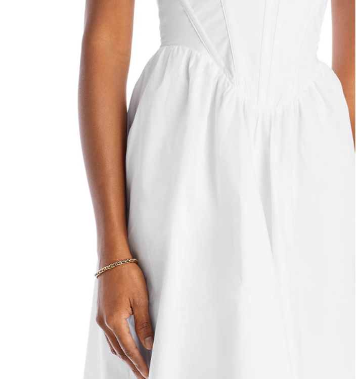 Bardot Kylen Cotton Halter Midi Dress MSRP $169