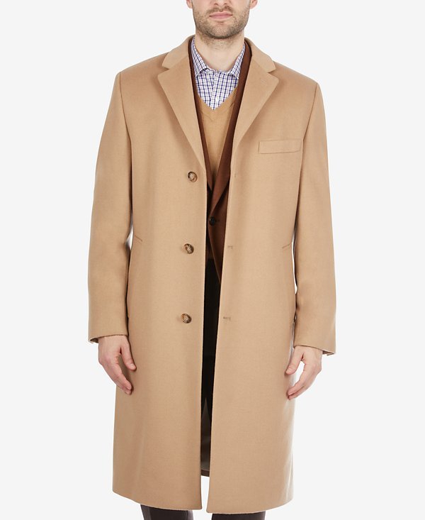 Lauren Ralph Lauren Men's Columbia Classic-Fit Overcoat MSRP $ 495