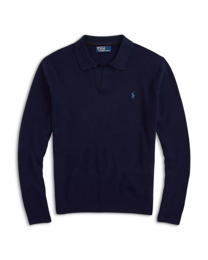 Polo By Ralph Lauren Wool Regular Fit Polo Sweater MSRP $228