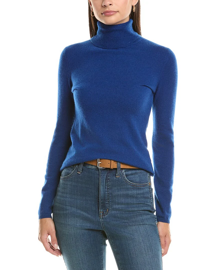 C by Bloomingdale's Cashmere Turtleneck Sweater MSRP $178