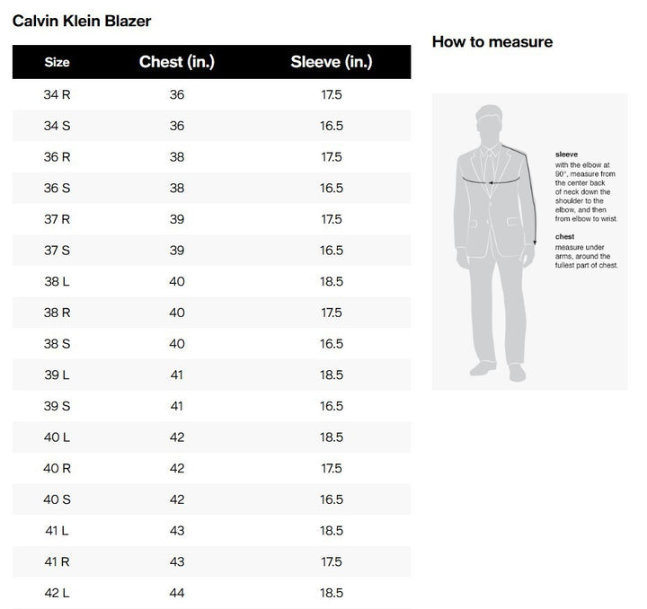 Calvin Klein Men's Solid Slim-Fit Soft Sport Coat MSRP $295