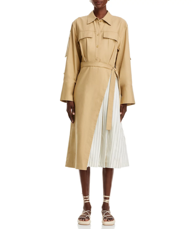 3.1 Phillip Lim Striped Panel Shirtdress MSRP $750