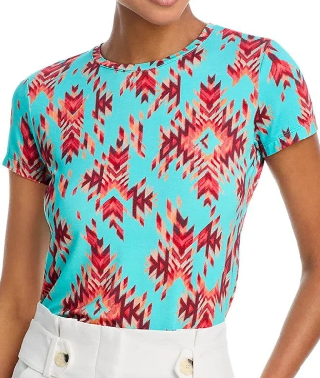 L'Agence Ressi Crewneck Ganando Tee MSRP $115