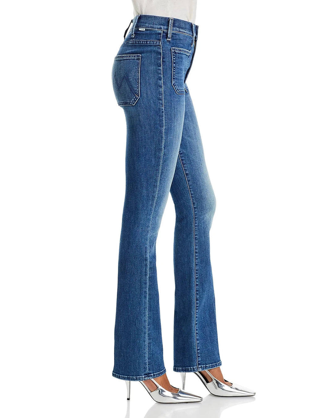 MOTHER The Patch Pocket Insider High Rise Jeans MSRP $268