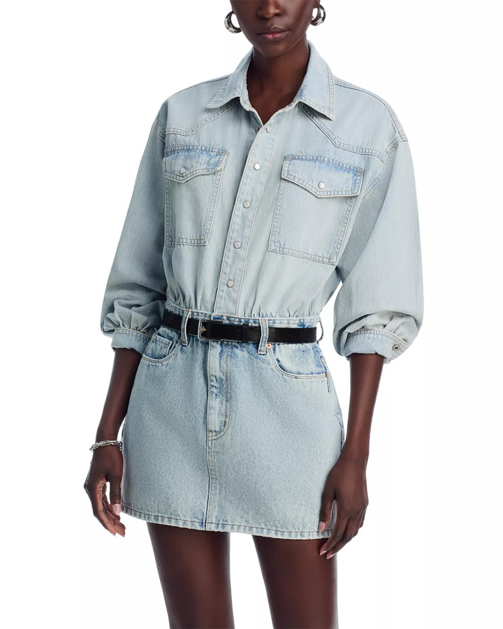 BLANKNYC Two Tone Denim Dress MSRP $148