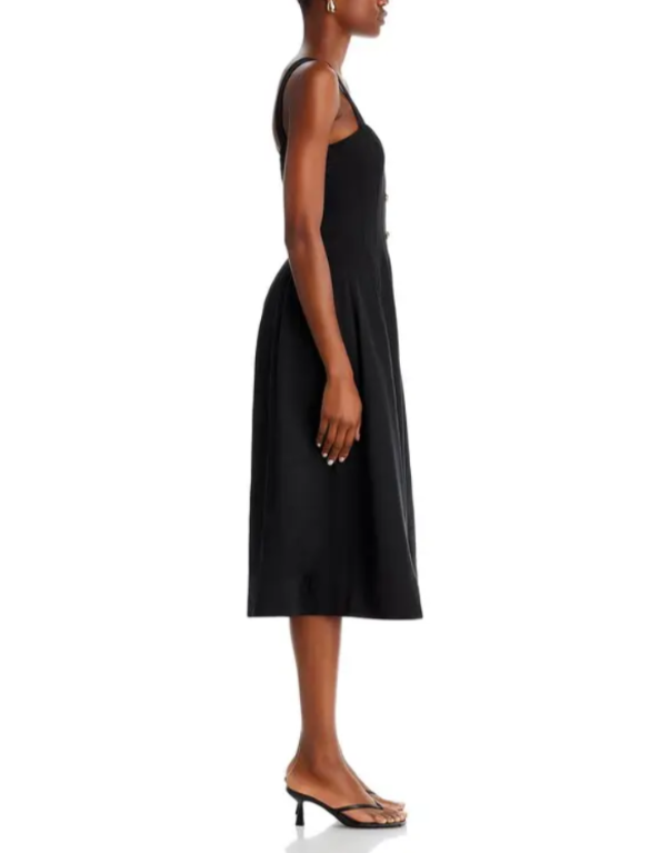 AQUA x Liat Baruch Button Front Midi Dress MSRP $128