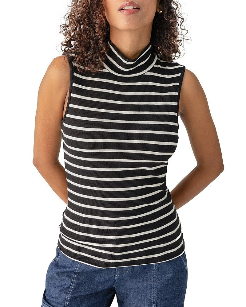 Sanctuary Women's Essential Sleeveless Mock-Neck Top MSRP $59