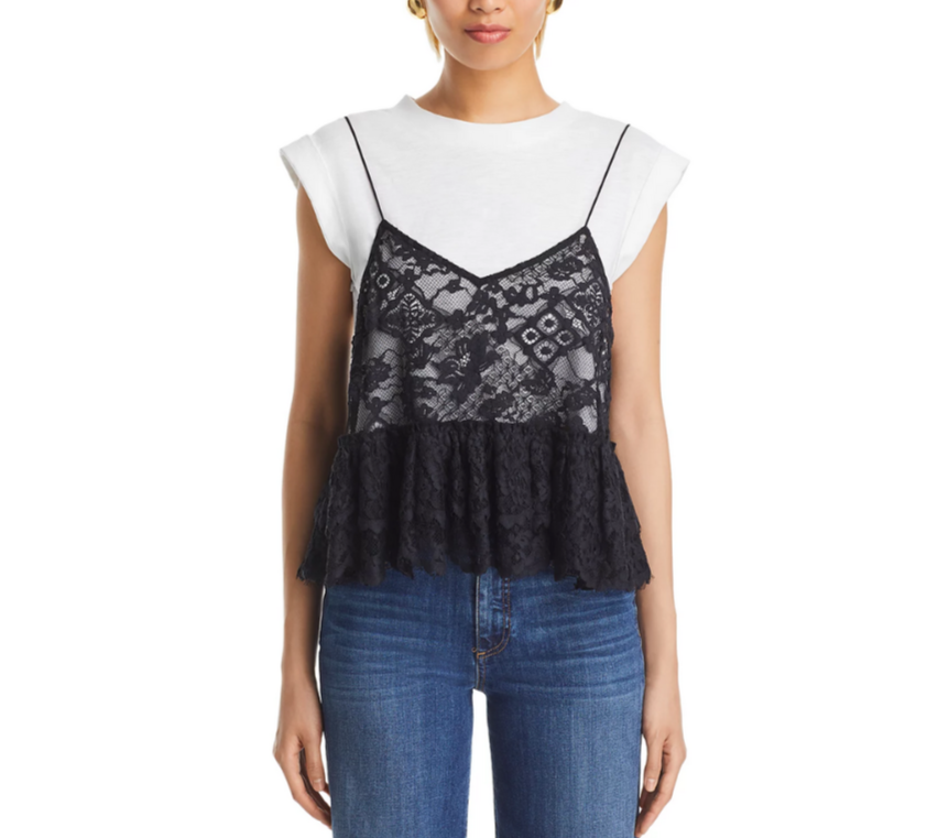 Cinq à Sept Samantha Lace Top MSRP $295
