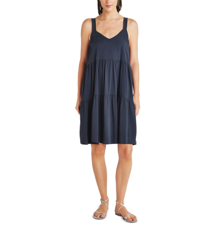 Splendid Napa Tiered Solid Dress MSRP $158