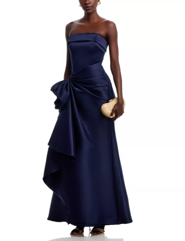 AQUA Draped Gown MSRP $328