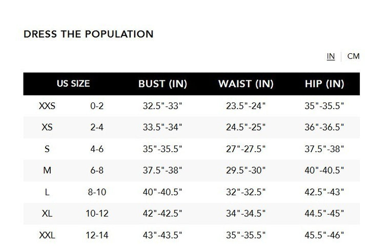 Dress the Population Amity Mini Dress MSRP $428