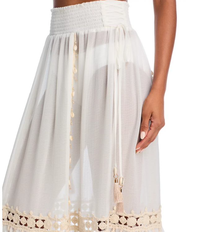 Ramy Brook Orlayne Cover-Up Skirt MSRP $275