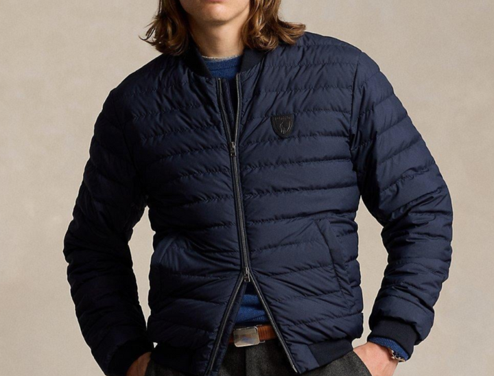 POLO RALPH LAUREN Quilted Down Jacket MSRP $398