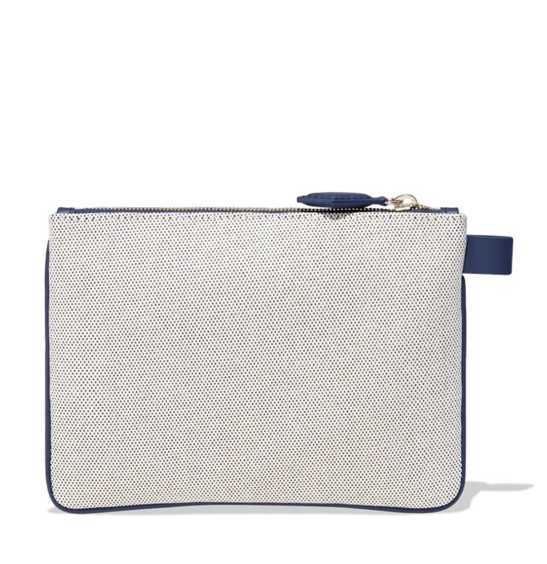 PARAVEL Cabana Medium Canvas Zip-top Pouch MSRP $55