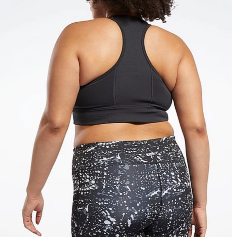 Reebok Plus Size Running Essentials High Impact Sports Bra MSRP $35