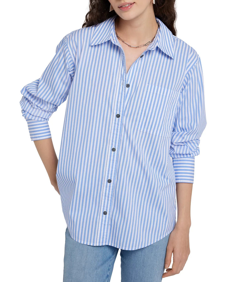 7 For All Mankind Striped Shirt MSRP $188