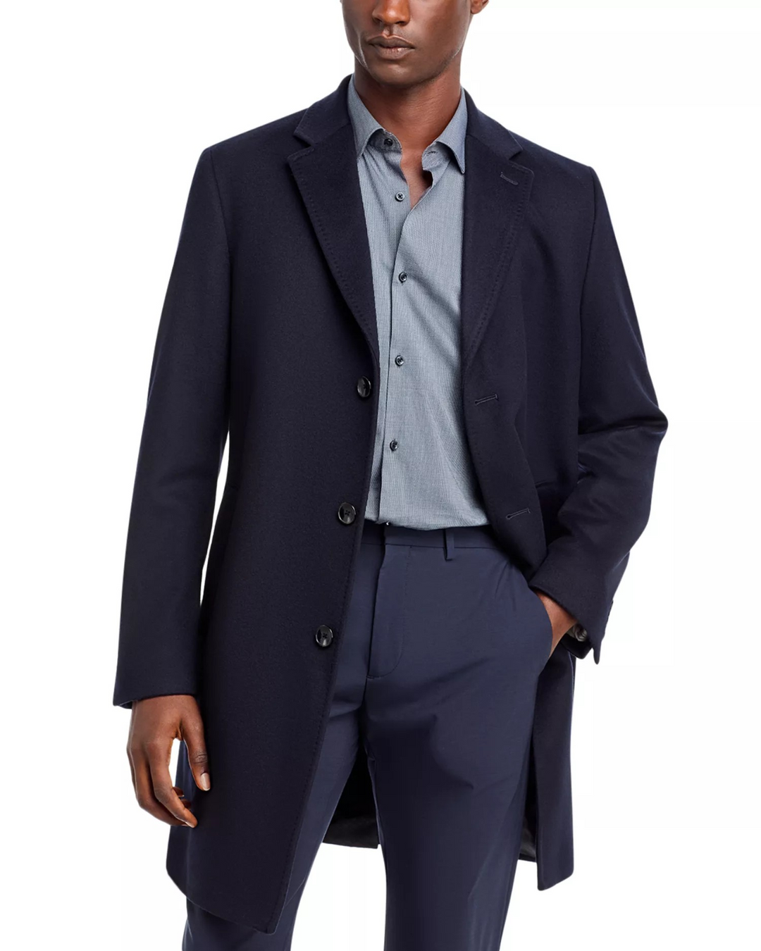 Boss Jared Wool & Cashmere Regular Fit Topcoat MSRP $795