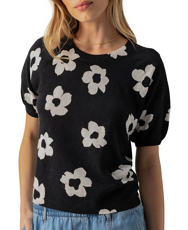 Sanctuary Women's Sunny Days Short-Sleeve Sweater MSRP $89