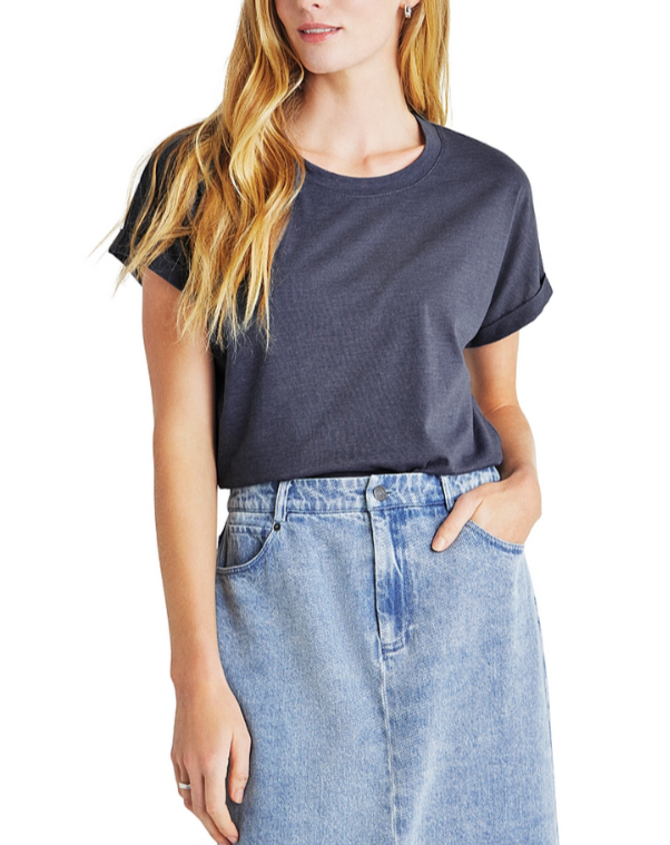 Splendid Skye Cuffed Tee MSRP $58