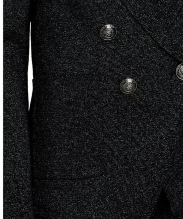 L'AGENCE Kenzie Metallic Knit Blazer MSRP $525