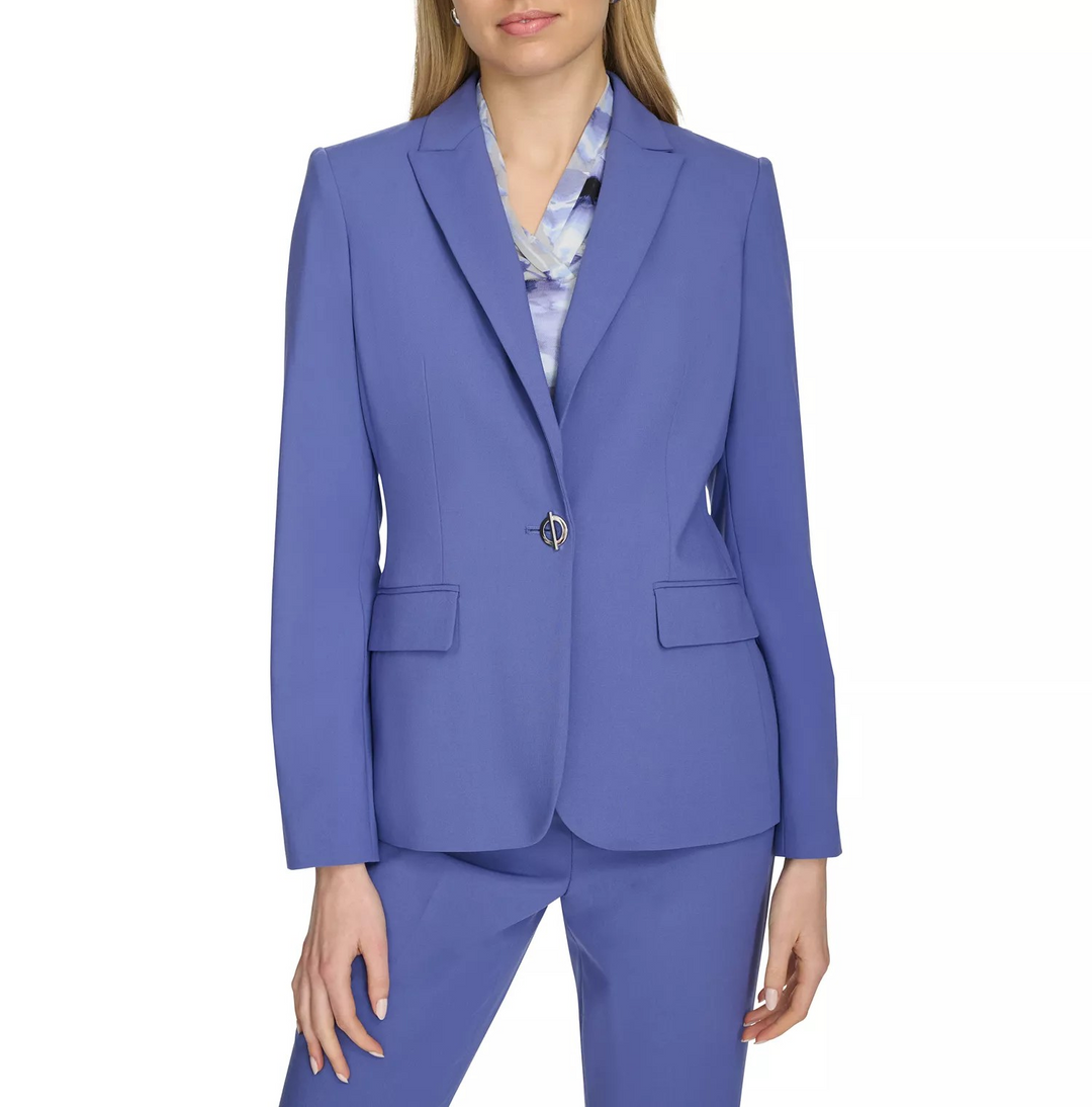 Calvin Klein Women's One-Button Blazer MSRP $159