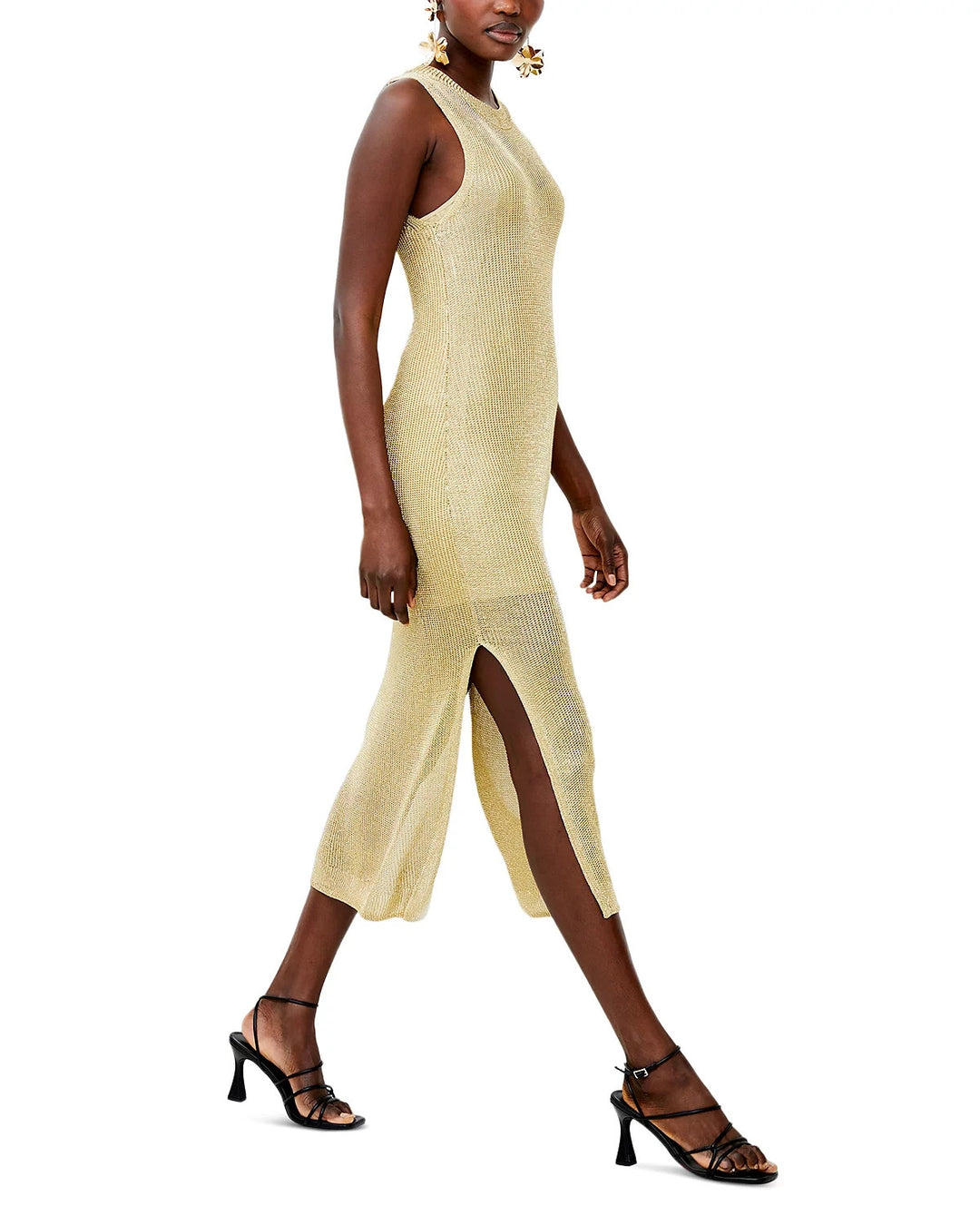 FRENCH CONNECTION Jada Midi Dress MSRP $158